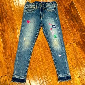 Gap embellished jegging jeans sz5